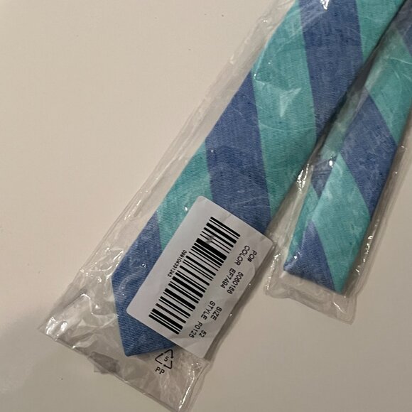 Preppy Crewcuts Tie (nwt) (blue and teal) - Picture 7 of 10